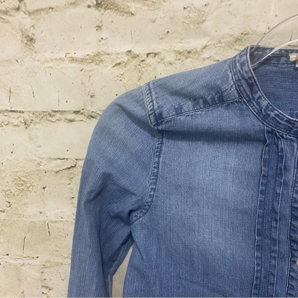 Crewcuts Blue Chambray Popover Dress